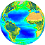 SeaWiFS biosphere globe