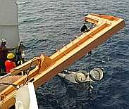 Ship sampling with bongo nets