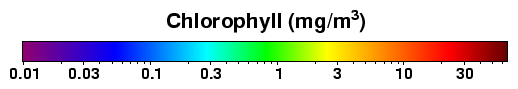 standard chlorophyll color scale