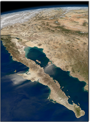 Dust Over Baja California