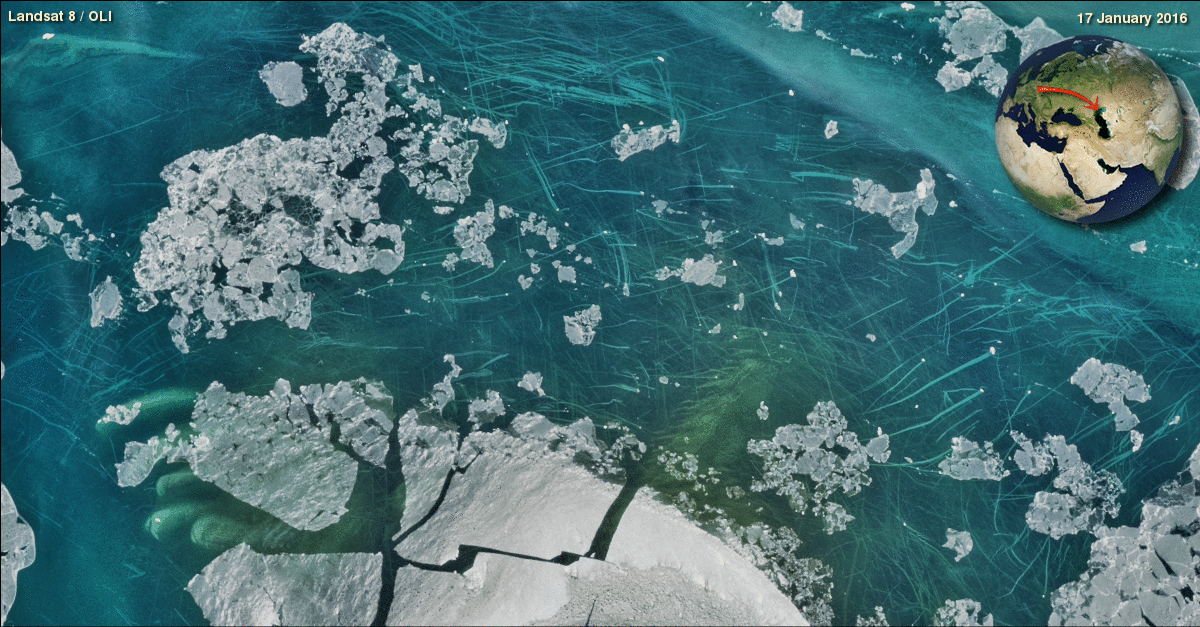 comparison of ice-covered and ice-free Tyuleniy Archipelago