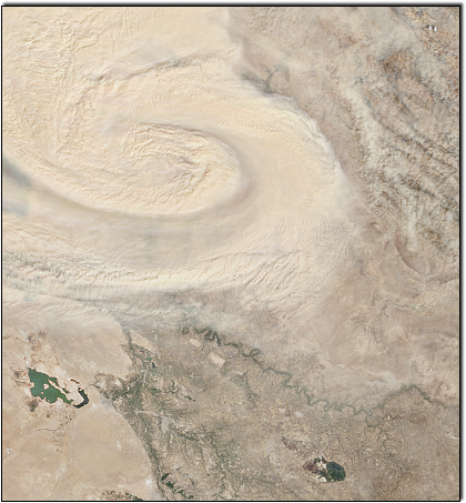 Middle Eastern Dust Cyclone
