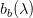 $b_b(\lambda)$