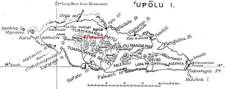 Map Of Samoa Upolu A Visit To The Cave At Falemauga, Upolu, Western Samoa - June 1977 - Gene  Carl Feldman