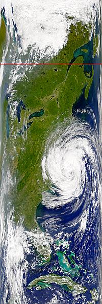 unmapped SeaWiFS swath over U.S. east coast